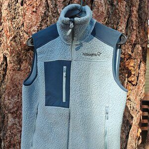 NORRONA Trollveggen Thermal Pro Vest NWT Light Blue Infinity Medium Womens